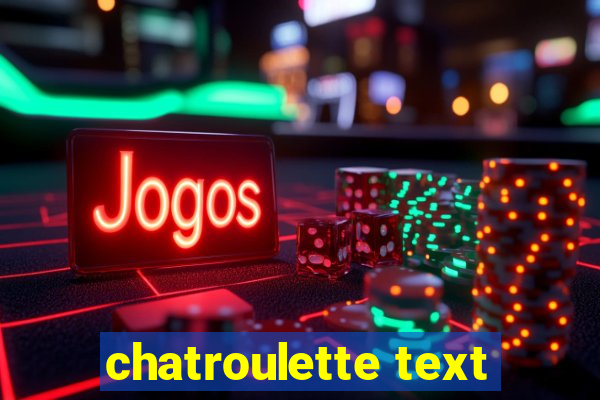 chatroulette text